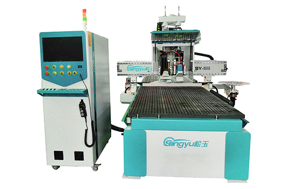 雙工位換刀+排鉆開料機